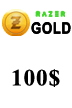 کارت اعتباری 100 دلاری ریزر گلد گلوبال Razer Gold